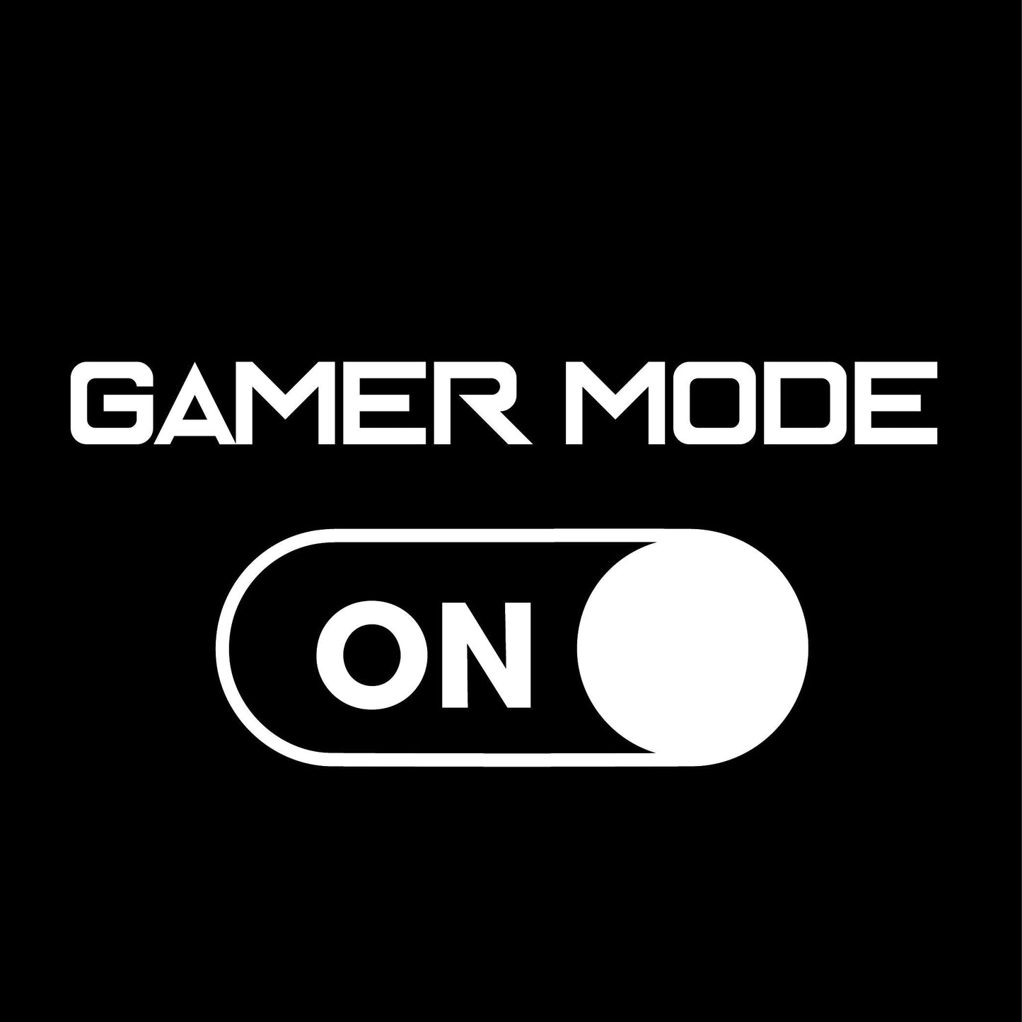 Funny T-Shirts design "Gamer Mode On"