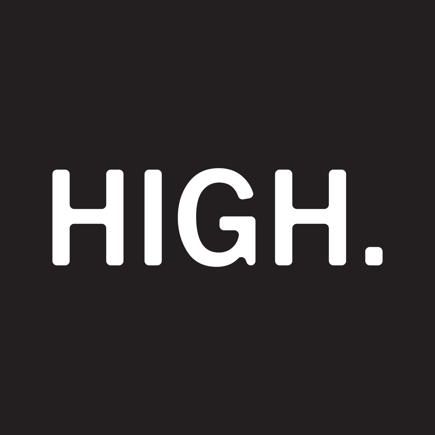 Funny T-Shirts design "High."