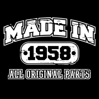 Made in 1958 All Original Parts