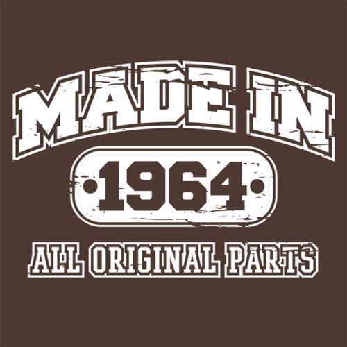 Funny T-Shirts design "Made in 1964 All Original Parts"