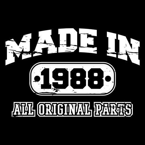 Made in 1988 All Original Parts - Roadkill T-Shirts