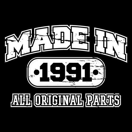 Funny T-Shirts design "Made in 1991 All Original Parts"