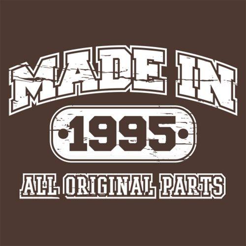 Funny T-Shirts design "Made in 1995 All Original Parts"
