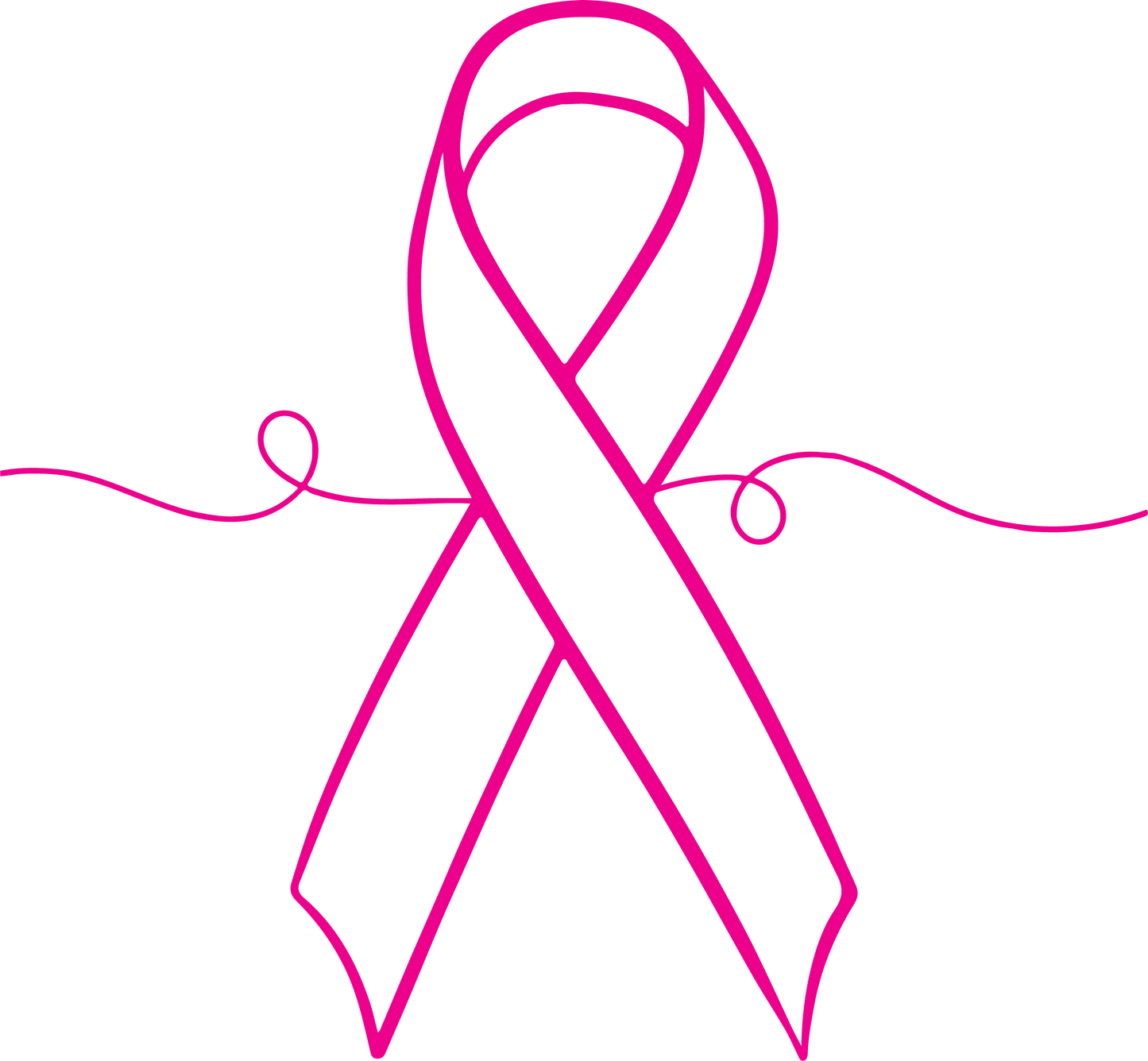 Funny T-Shirts design "Pink Ribbon Tee"