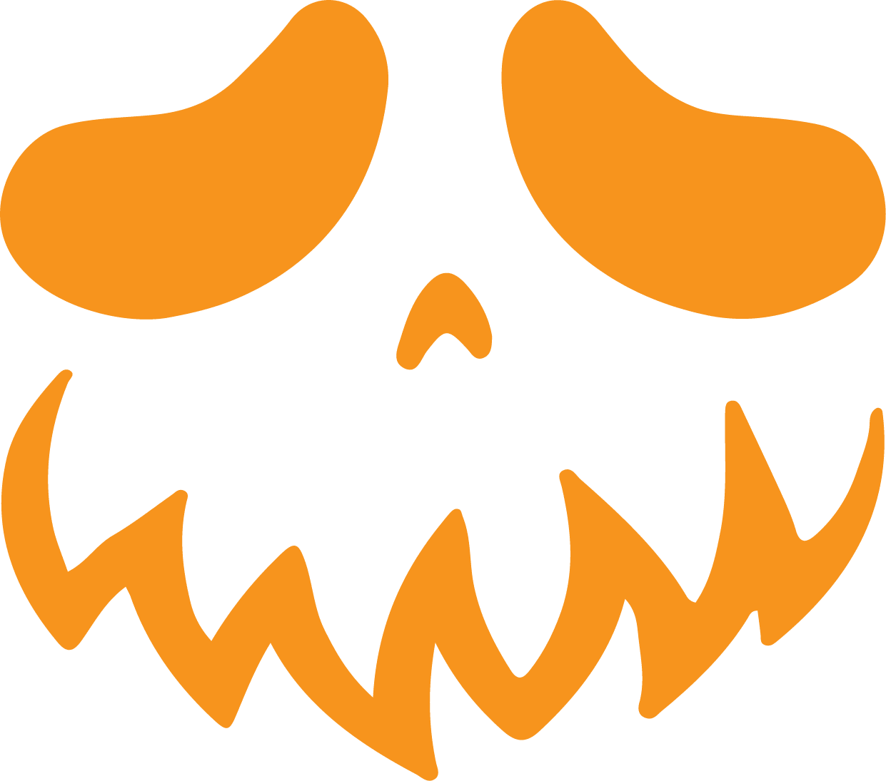 Funny T-Shirts design "Pumpkin Stupid Face Tee"