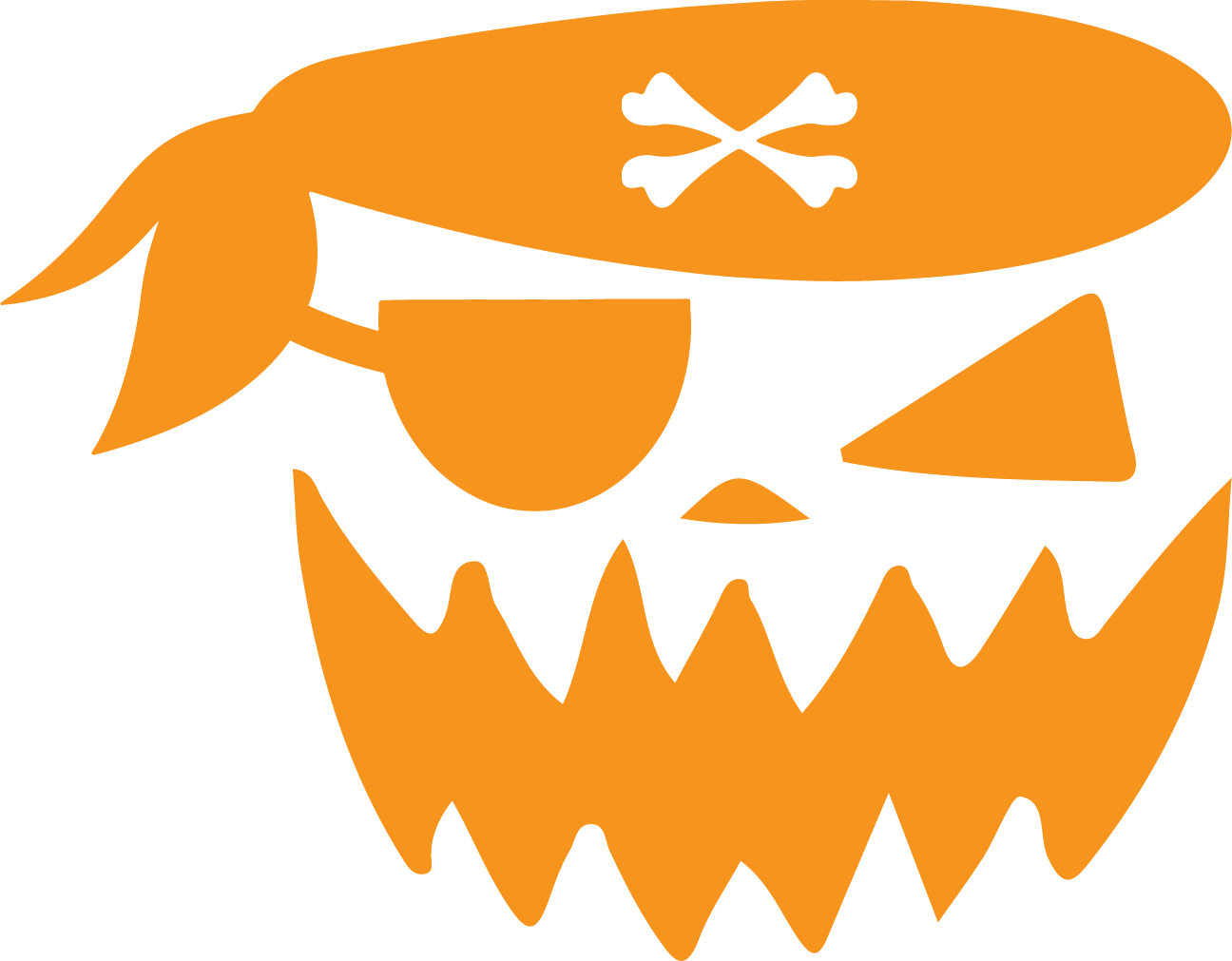 Funny T-Shirts design "Pirate Pumpkin T-Shirt"