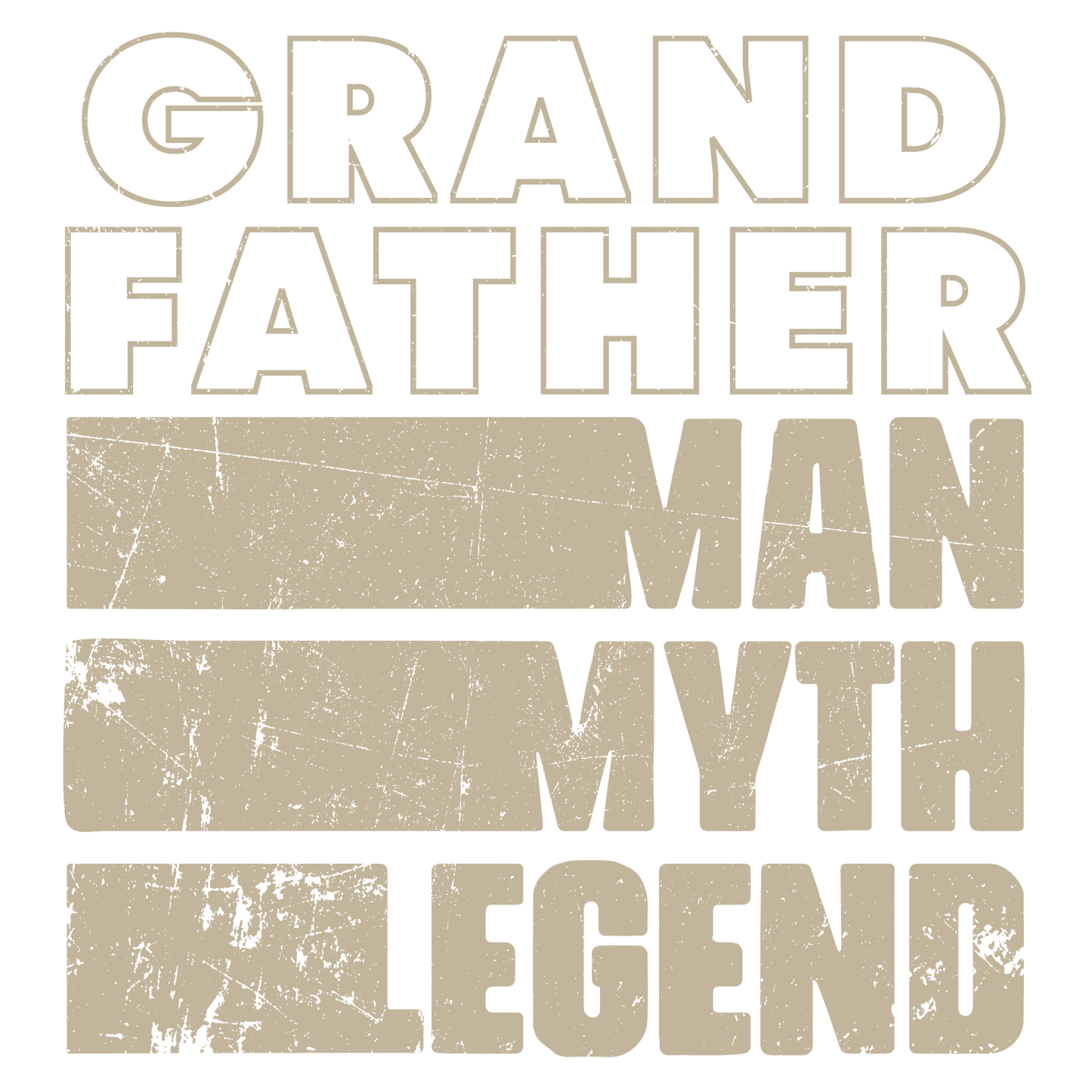 Grand Father Man, Myth, Legend Fathers Day T Shirt - Roadkill T-Shirts