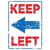 Keep Left - Roadkill T-Shirts