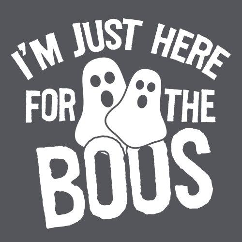 Funny T-Shirts design "I'm Just Here For The Boos"