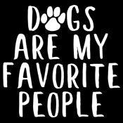 Funny T-Shirts design "Dogs Are My Favorite People"
