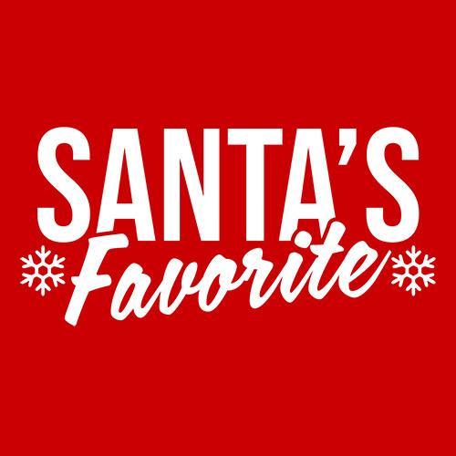 Funny T-Shirts design "Santa's Favorite T-Shirt"