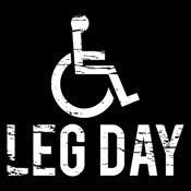 Funny T-Shirts design "Leg Day"