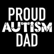 Funny T-Shirts design "Proud Autism Dad"