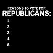 Funny T-Shirts design "Reason To Vote For Republicans"