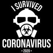 Funny T-Shirts design "I Survived The Coronavirus 2020"