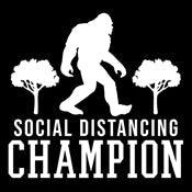 Funny T-Shirts design "Social Distancing Champion"