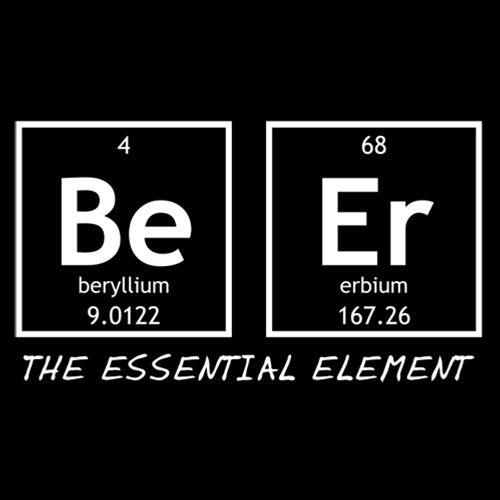 Funny T-Shirts design "Beer The Essential Element T-Shirt"