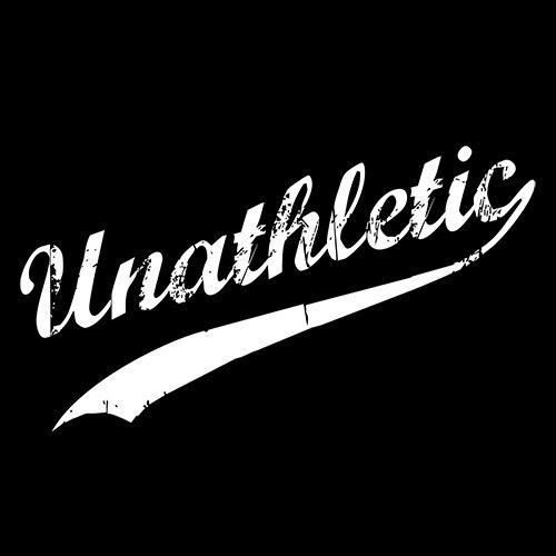 Funny T-Shirts design "Unathletic"