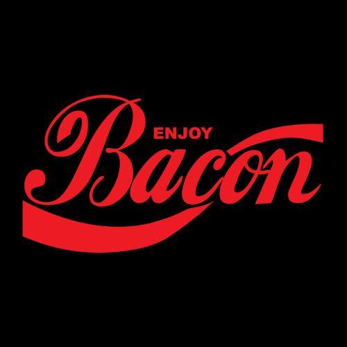 Funny T-Shirts design "Enjoy Bacon"