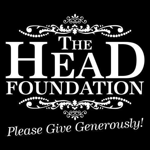 Funny T-Shirts design "The Head Foundation Please Give Generously"
