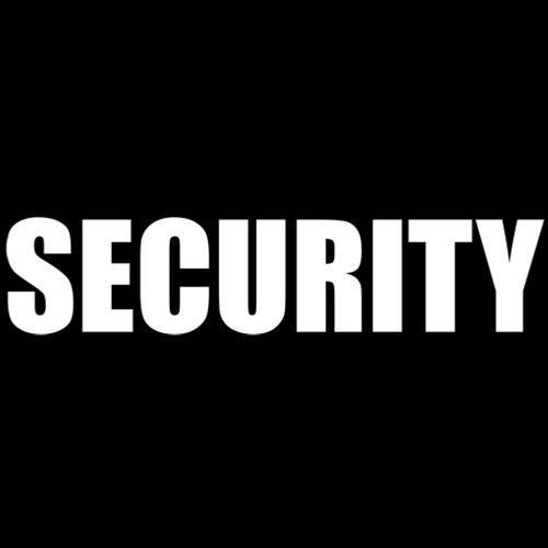 Funny T-Shirts design "Security"
