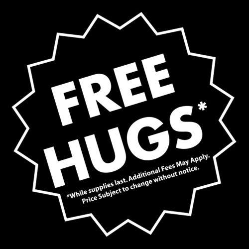 Funny T-Shirts design "Free Hugs"