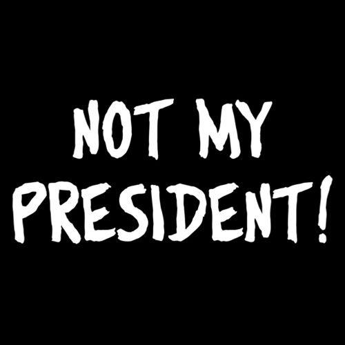 Funny T-Shirts design "Not My President"