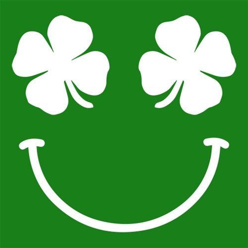 Funny T-Shirts design "Clover Face"