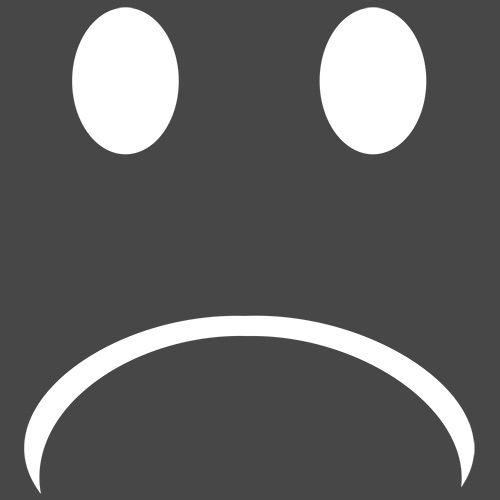 Funny T-Shirts design "Sad Smile"