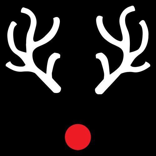 Funny T-Shirts design "Reindeer Antlers T-Shirt"