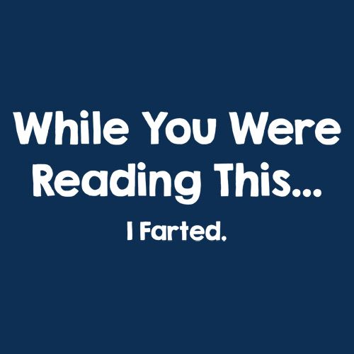 While You We're Reading This, I Farted