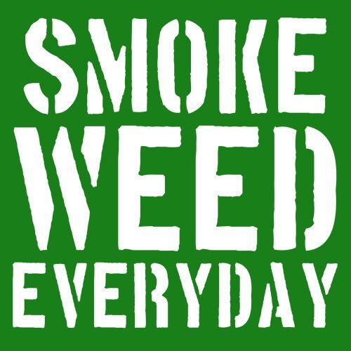 Funny T-Shirts design "Smoke Weed Everyday T-Shirt"