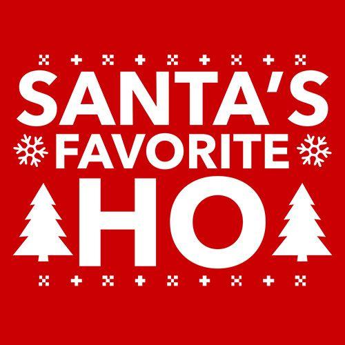 Funny T-Shirts design "Santa's Favorite Ho T-Shirt"