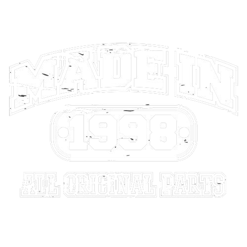 Funny T-Shirts design "Made In 1998 All Original Parts"