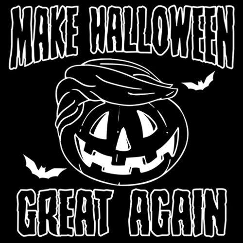 Funny T-Shirts design "Make Halloween Great Again"