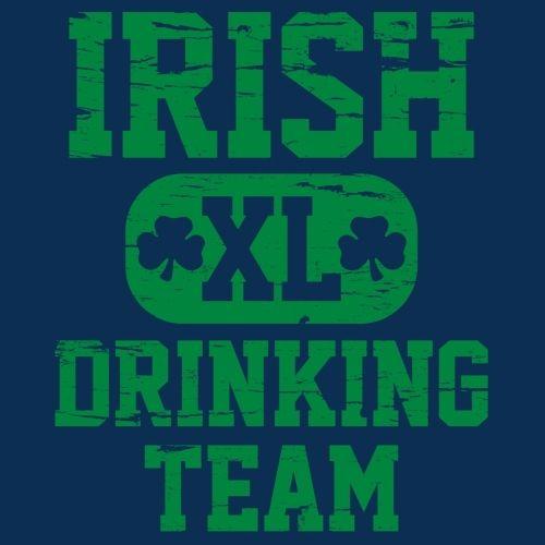 Funny T-Shirts design "Irish Drinking Team"