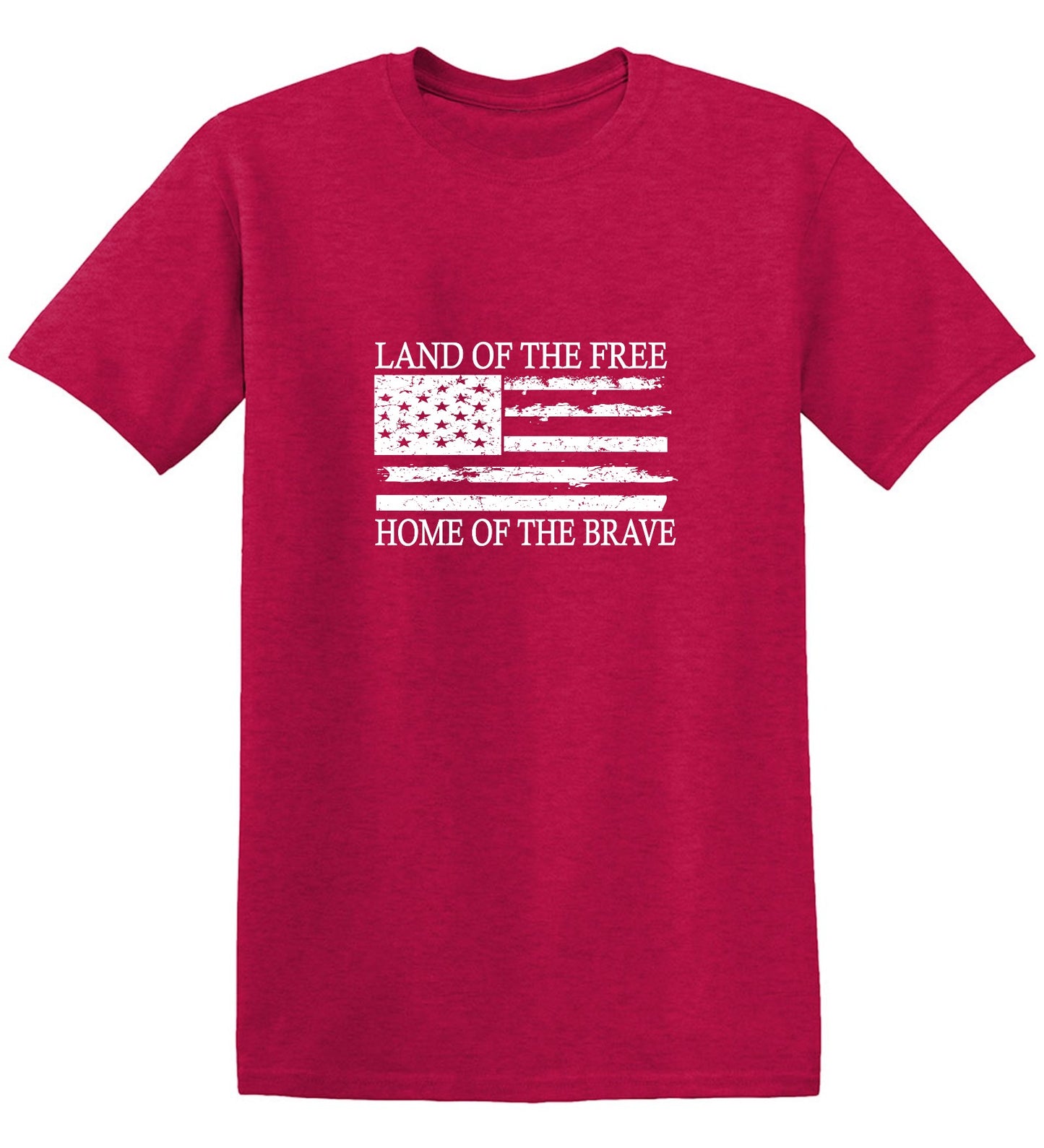 Funny T-Shirts design "Land of the Free Home of the Brave  T-Shirt - Ring Spun Tee"