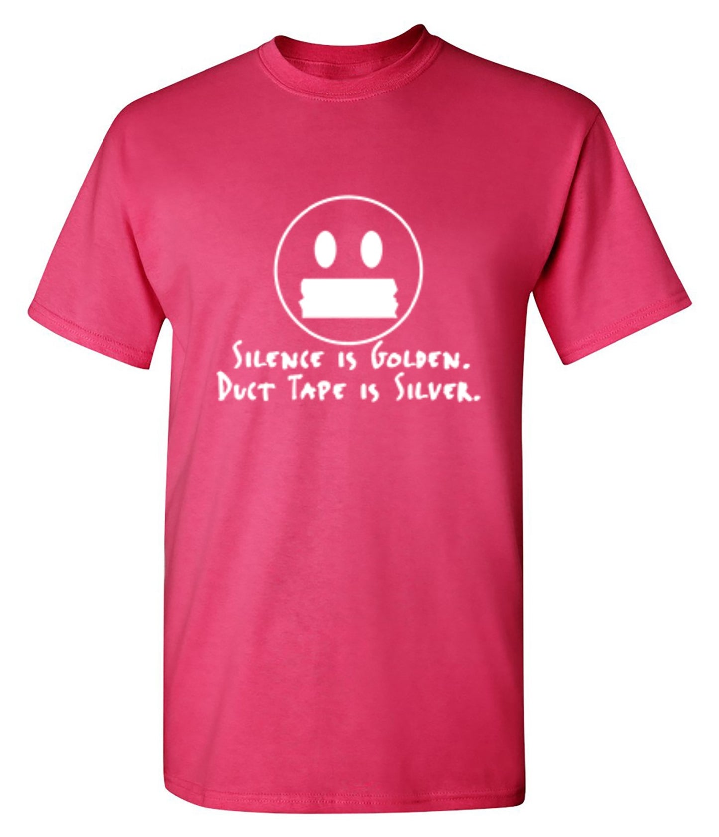Funny T-Shirts design "Silence Is Golden Duct Tape Is Silver T-Shirt - Youth"