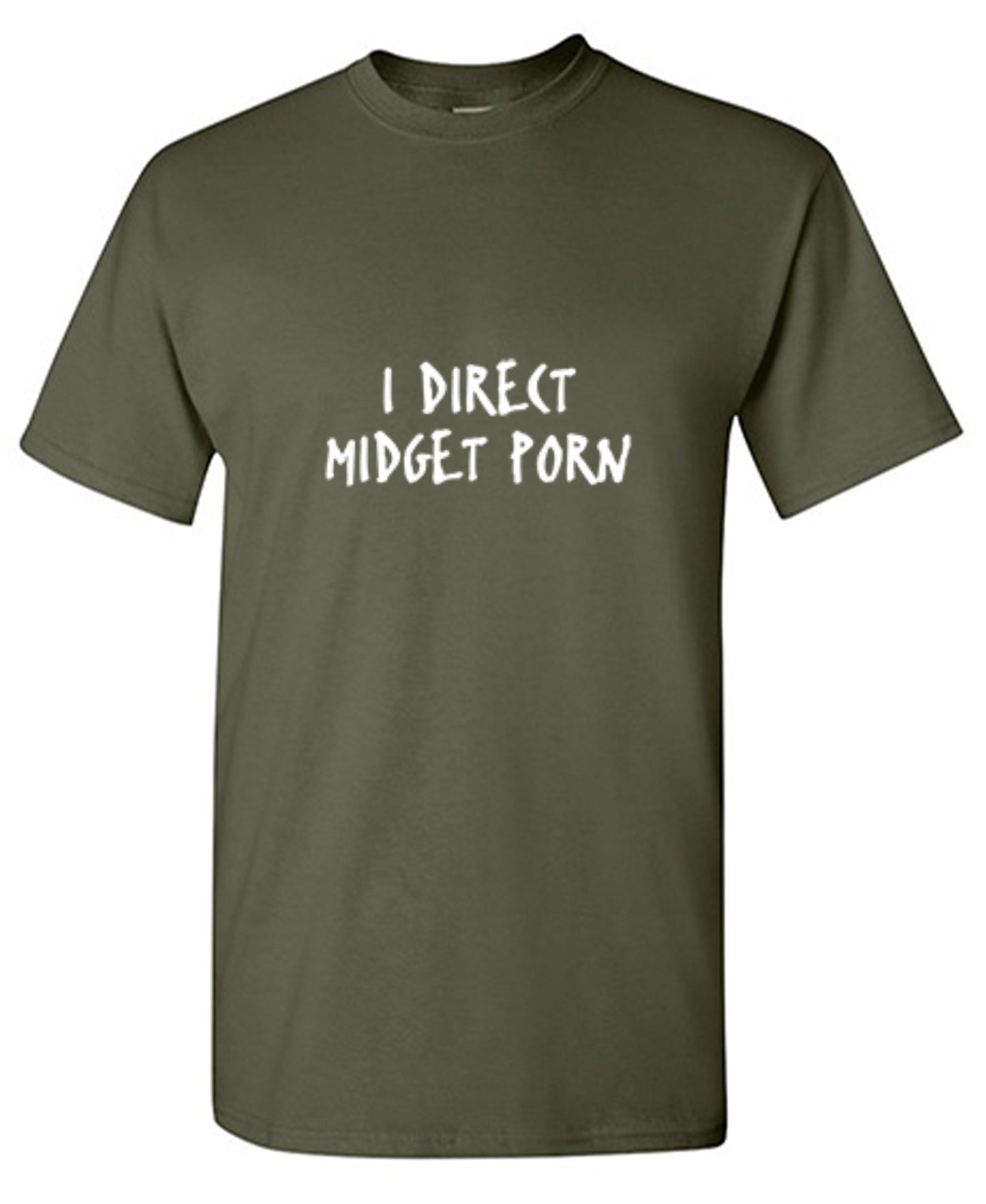 Funny T-Shirts design "I Direct Midget Porn"