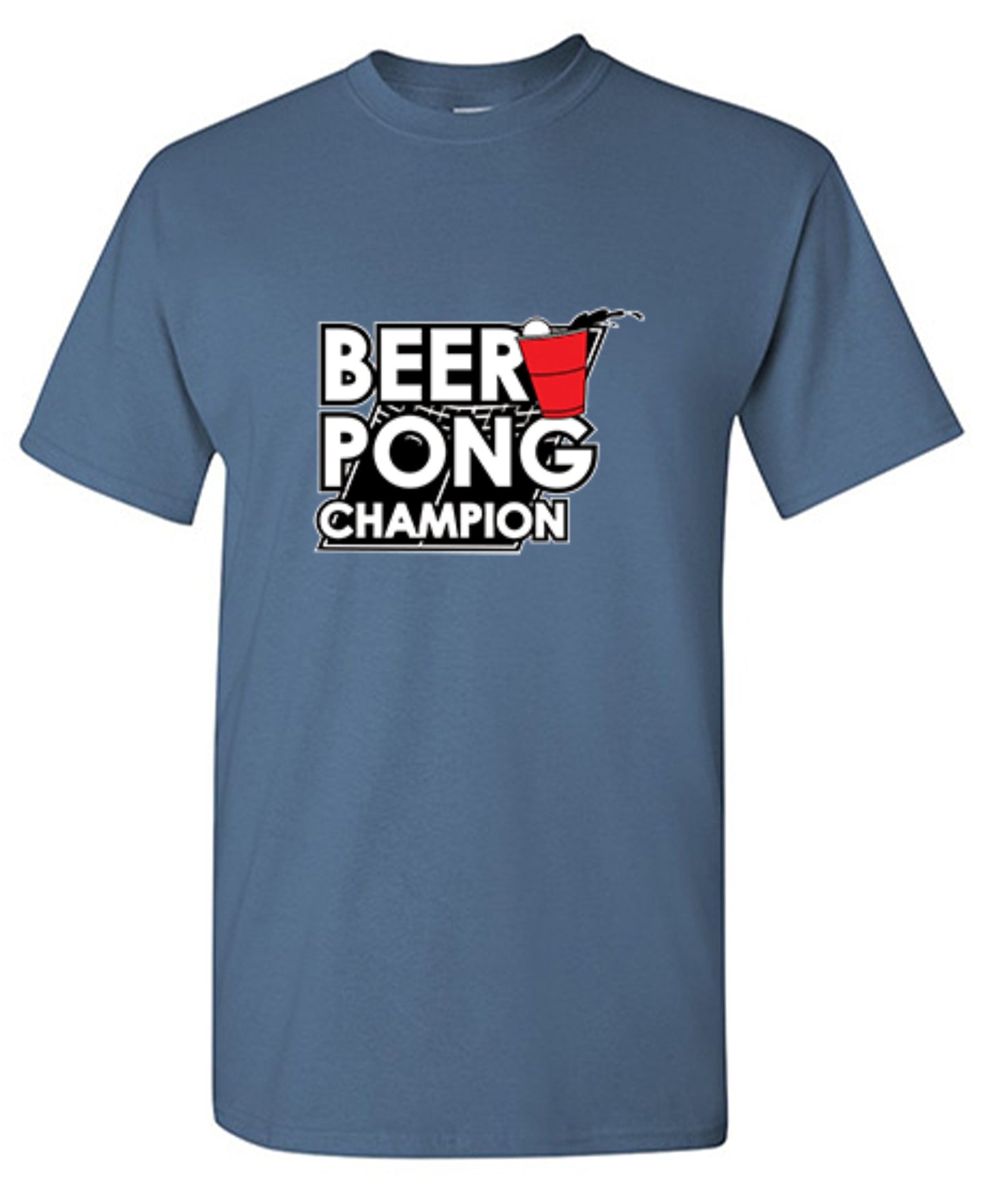 Funny T-Shirts design "Beer Pong Champion T-Shirt"