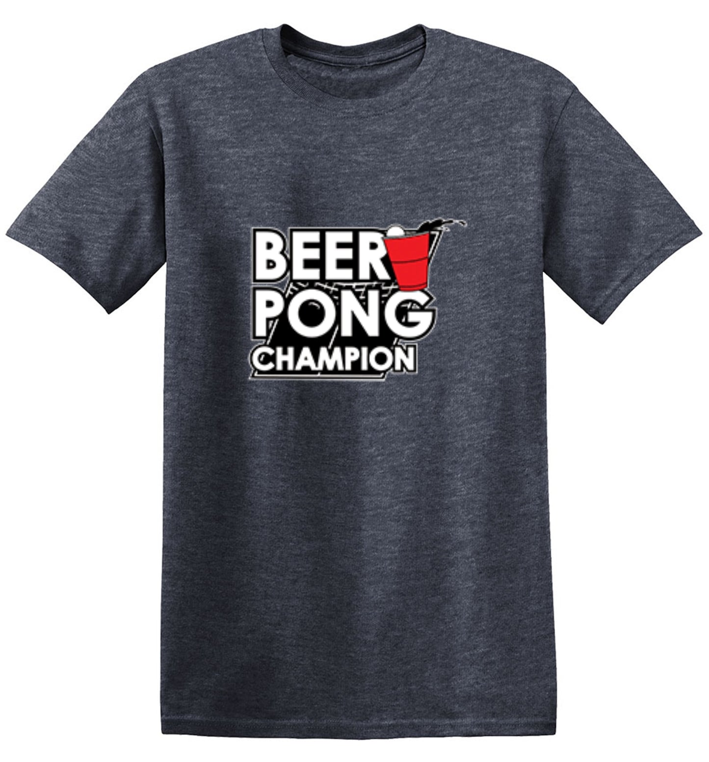 Funny T-Shirts design "Beer Pong Champion T-Shirt"