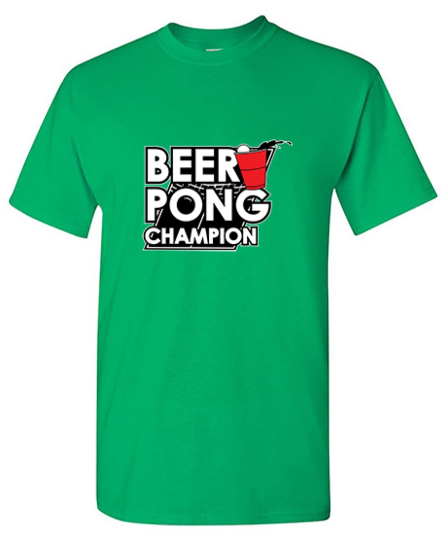 Funny T-Shirts design "Beer Pong Champion T-Shirt"