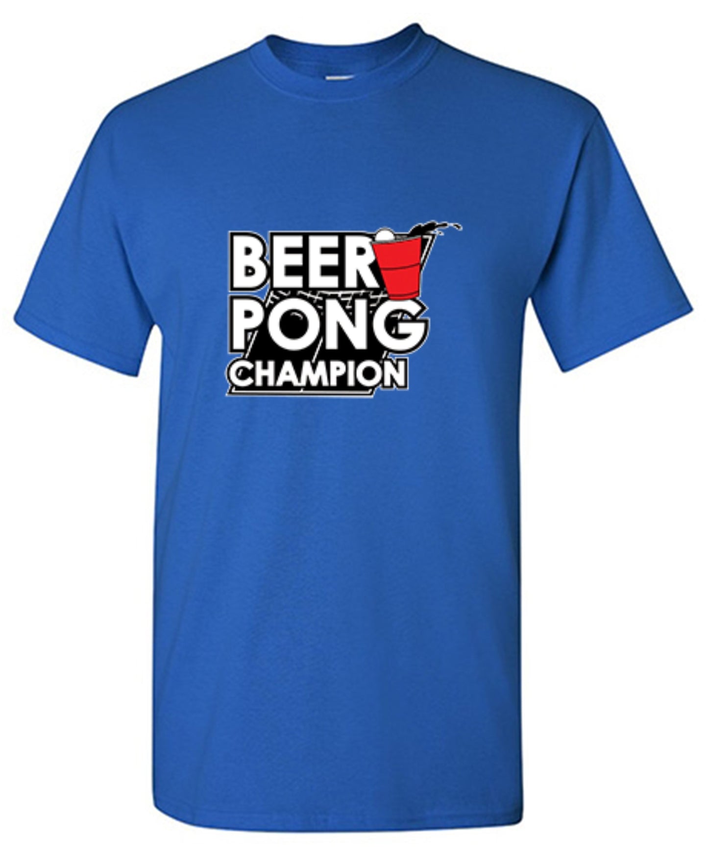 Funny T-Shirts design "Beer Pong Champion T-Shirt"