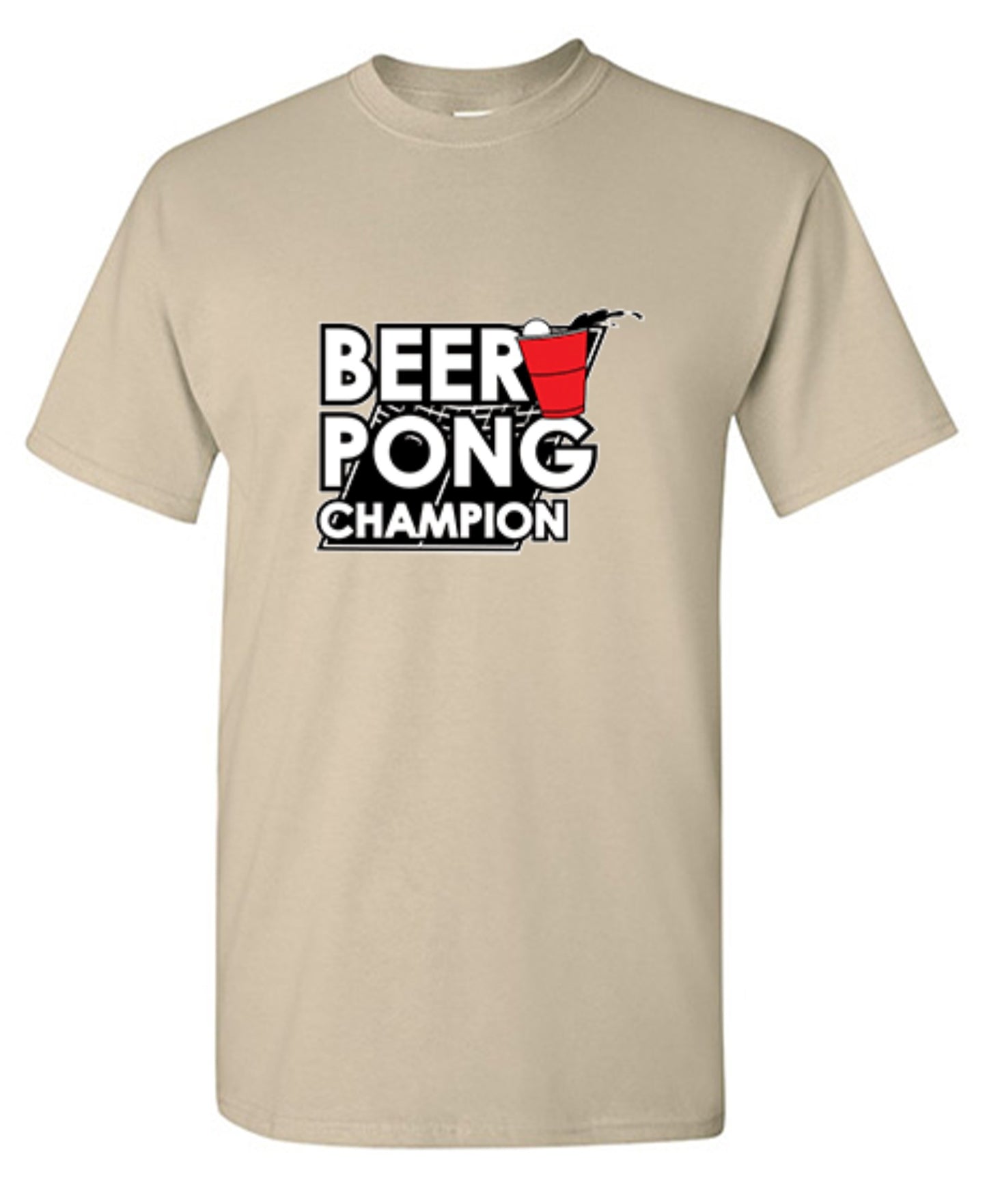 Funny T-Shirts design "Beer Pong Champion T-Shirt"