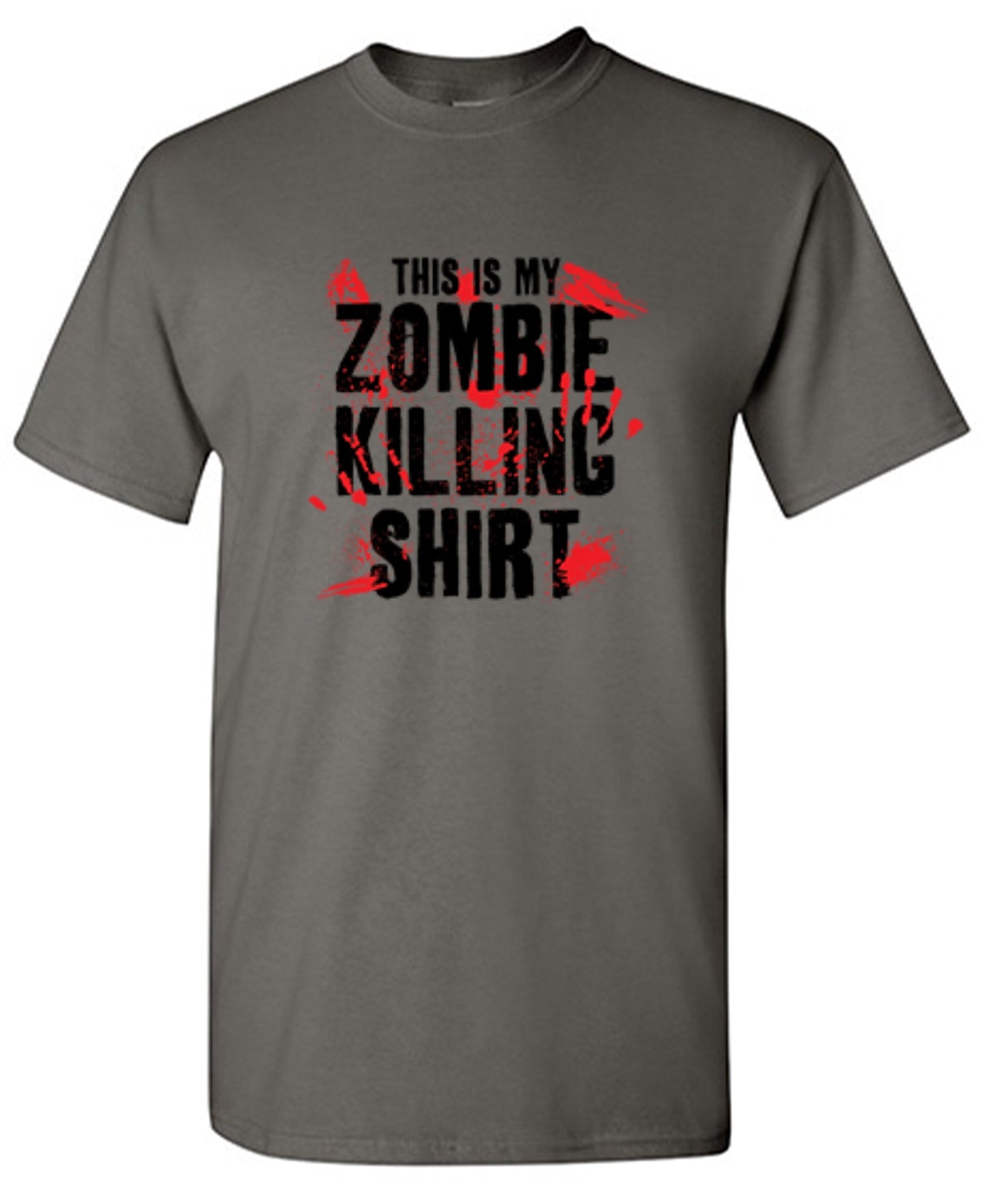 Funny T-Shirts design "This Is My Zombie Killing Shirt - Tall Tee"