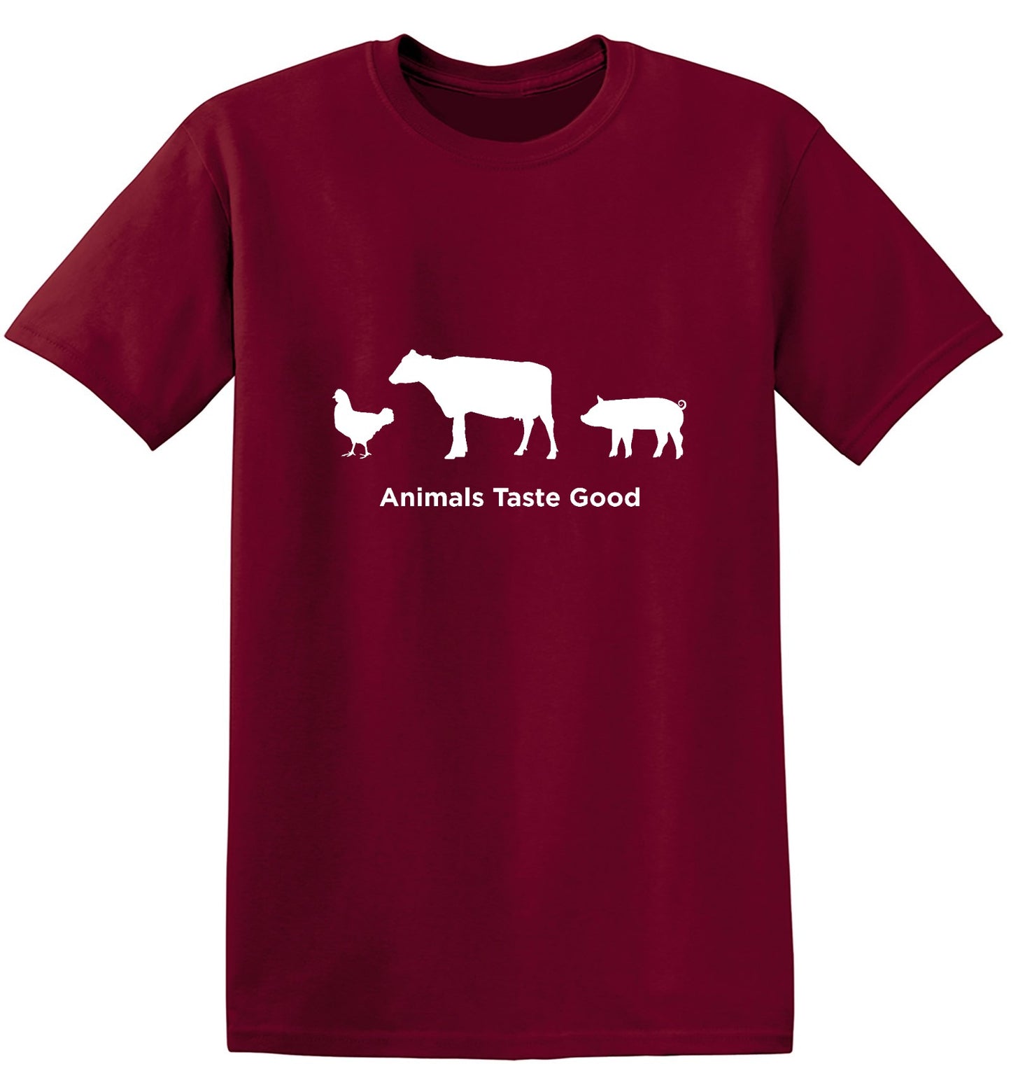 Funny T-Shirts design "Animals Taste Good"