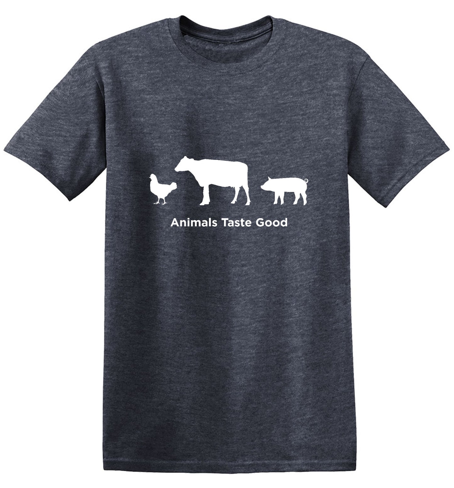 Funny T-Shirts design "Animals Taste Good"