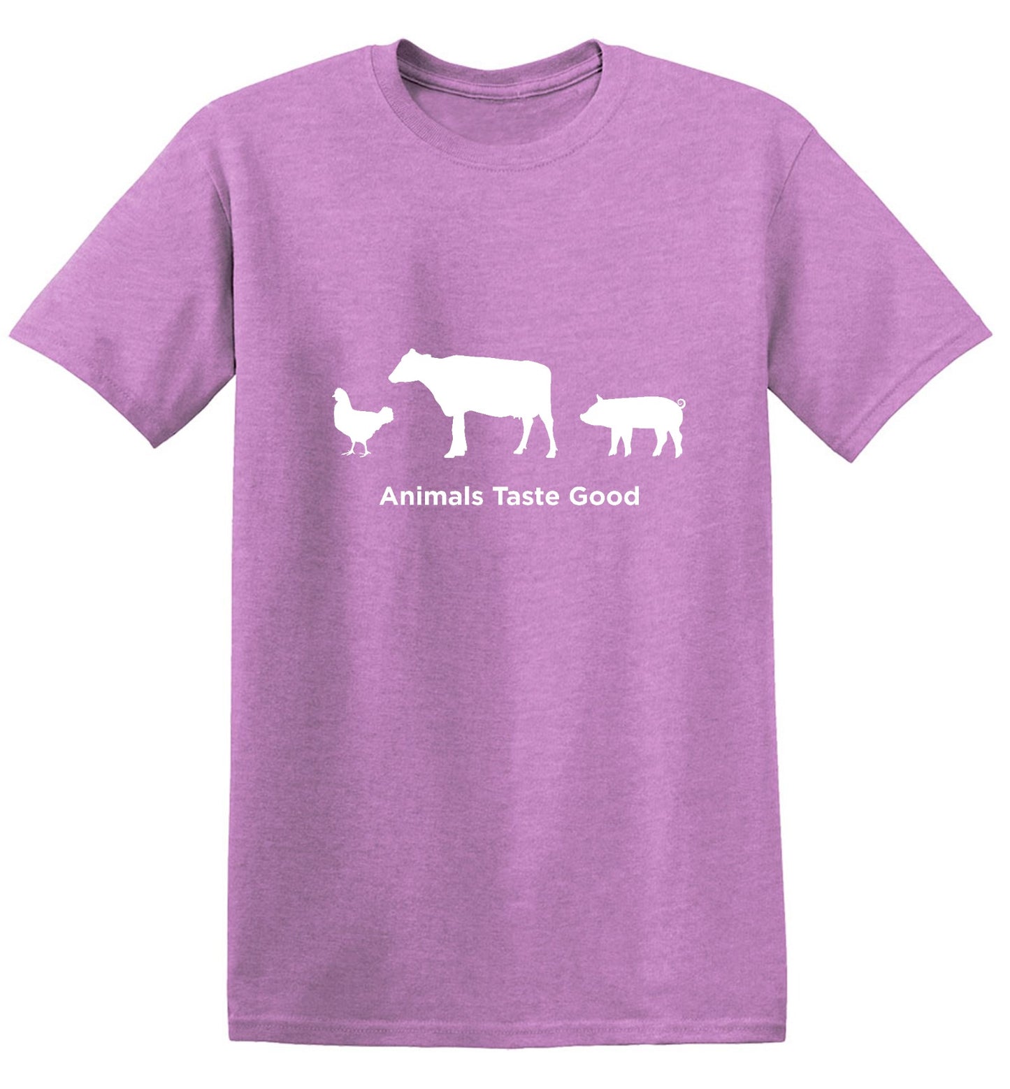 Funny T-Shirts design "Animals Taste Good"