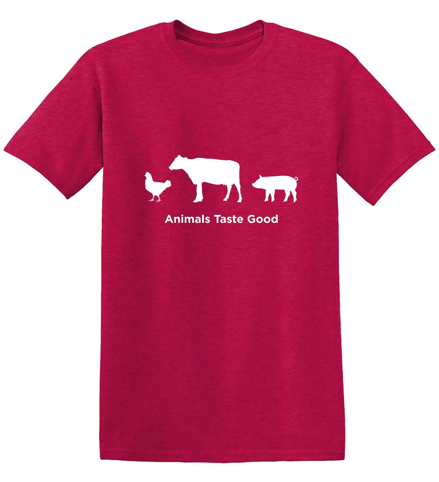 Funny T-Shirts design "Animals Taste Good"