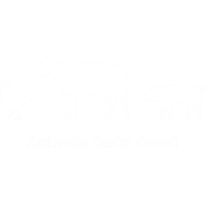 Funny T-Shirts design "Animals Taste Good"